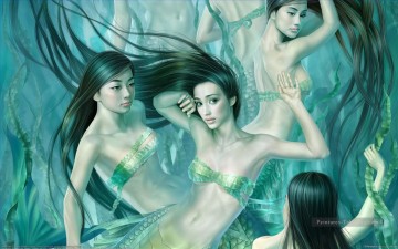  nue Peintre - Yuehui Tang chinoise nue 1